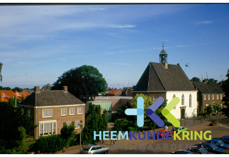 Lobith (16) 06-1987 Markt Dominee`s woning en NH Kerk